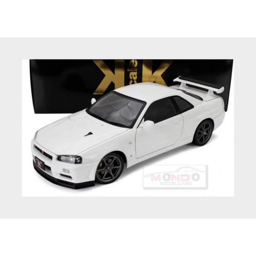 1:12 KK SCALE Nissan Skyline Gt-R (R34) V-Spec Ii 2001 Cerchi Oem Oem Rims White KKDC120213-1