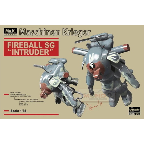 1:35 HASEGAWA Fireball Sg Intruder 2 Bausatze Kit HA64116