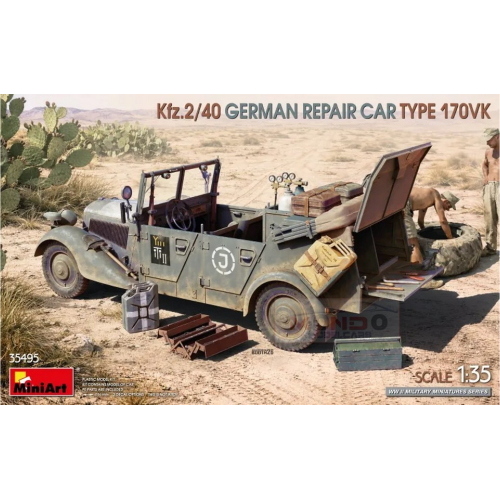 1:35 MINIART Kfz.2/40 German Repair Car Type 170Vk Kit MA35495