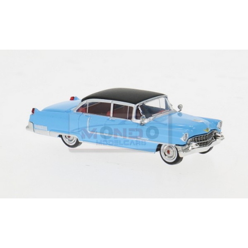 1:87 BREKINA PLAST Cadillac Fleetwood Blue/Black 1955 BRE18351