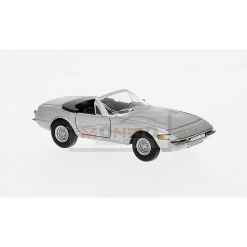 1:87 BREKINA PLAST Ferrari 365 Gts/4 Daytona Spider Silver 1971 BRE22943