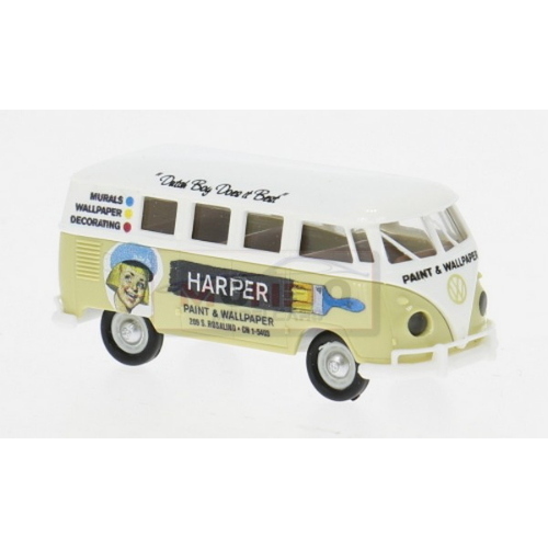 1:87 BREKINA PLAST Vw T1B Kombi 1960 Harper Paint BRE31642