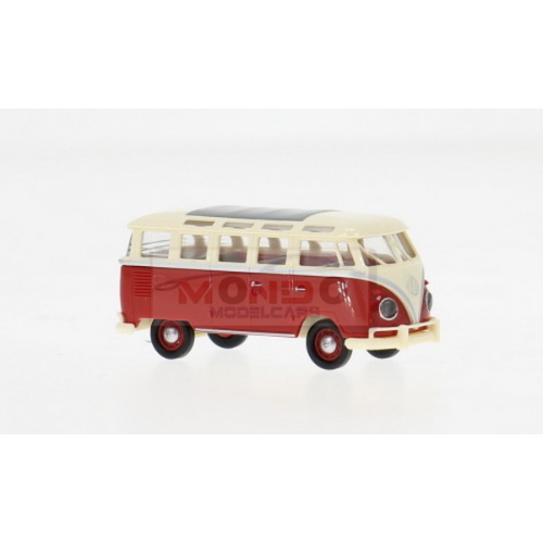1:87 BREKINA PLAST Vw T1B Samba Hellbeige/Red 1960 BRE31860