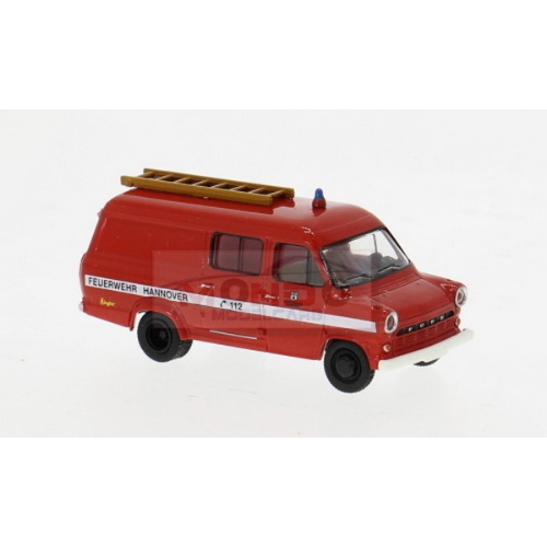 1:87 BREKINA PLAST Ford Transit 1970 Feuerwehr Hannover BRE34167