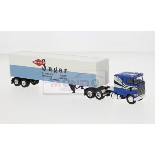 1:87 BREKINA PLAST Ford Clt 9000 Sattelzug 1978 Diamond Sugar BRE85862