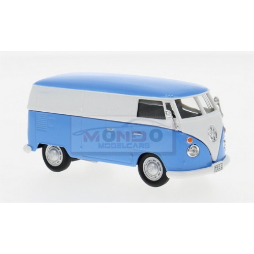 1:43 CARARAMA Vw Samba Blue/White CA4-60358
