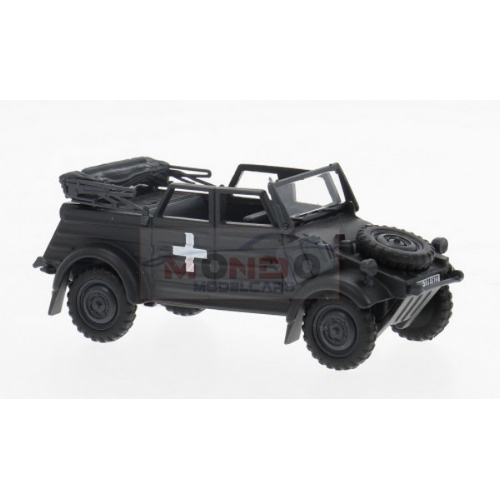1:43 CARARAMA Vw Kubel 4 X 4 Type 82 Gray 1940 CA4-90651