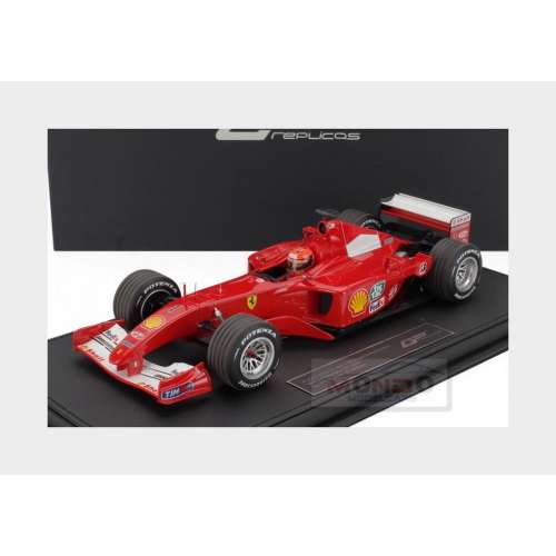1:18 GP REPLICAS Ferrari F1 F2001 #1 World Champion Winner Monaco Gp (With Pilot Driver) 2001 Michael Schumacher Red White GP168AWD