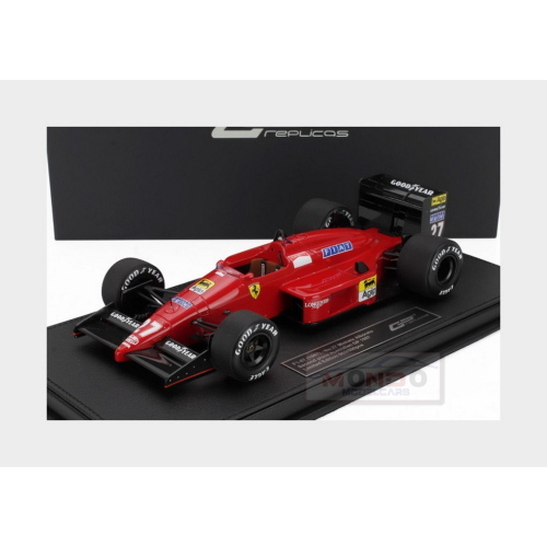 1:18 GP REPLICAS Ferrari F1 87 #27 2Nd Australian Gp 1987 Michele Alboreto Red Black GP184A