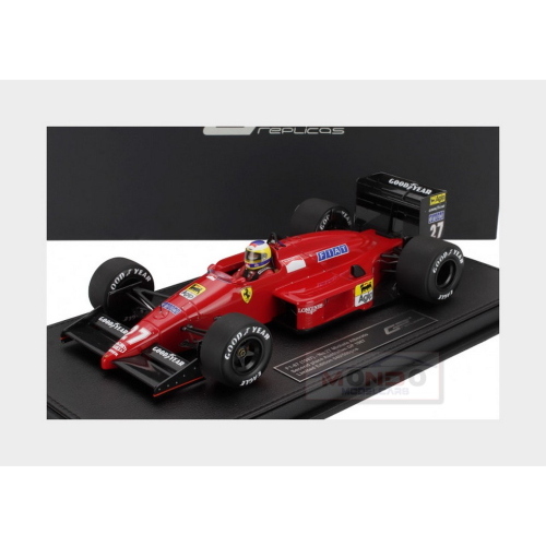 1:18 GP REPLICAS Ferrari F1 87 #27 2Nd Australian Gp (With Pilot Figure) 1987 Michele Alboreto Red Black GP184AWD