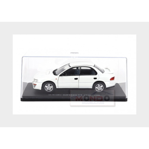 1:24 EDICOLA Subaru Impreza Gt 4Wd 1996 Con Vetrina With Showcase White MX5ALA0097