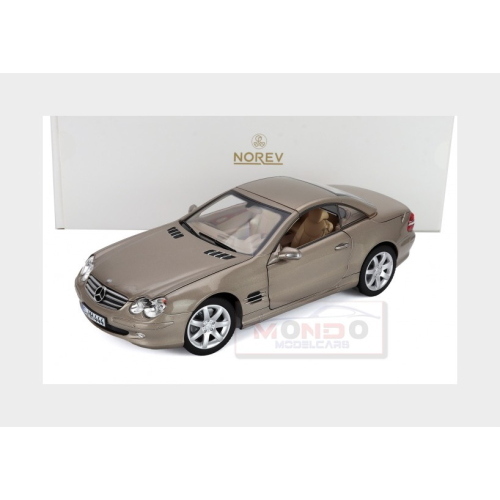 1:18 NOREV Mercedes Benz Sl-Class Sl500 (R230) Cabriolet 2003 Gold Met NV183843