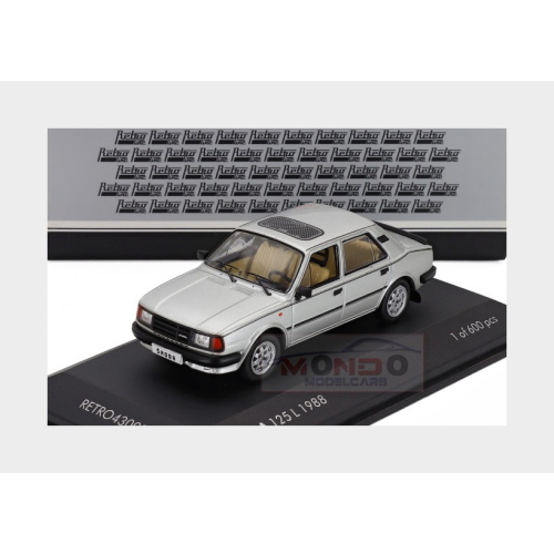 1:43 FOXTOYS Skoda 125L 1988 Silver FOX43003