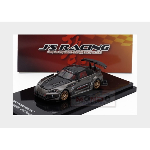 1:64 MOTORHELIX Honda S2000 Spider Hard-Top Closed J'S Racing 2001 2 Tone Black M65145