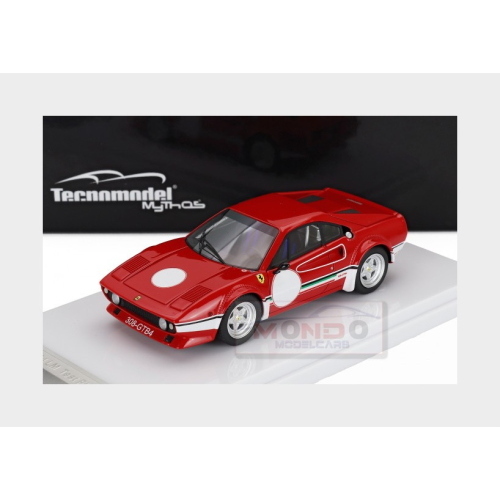1:43 TECNOMODEL Ferrari 308 Gtb4 Lm #0 Test Fiorano Italy 1976 Niki Lauda Red White TM43-65A