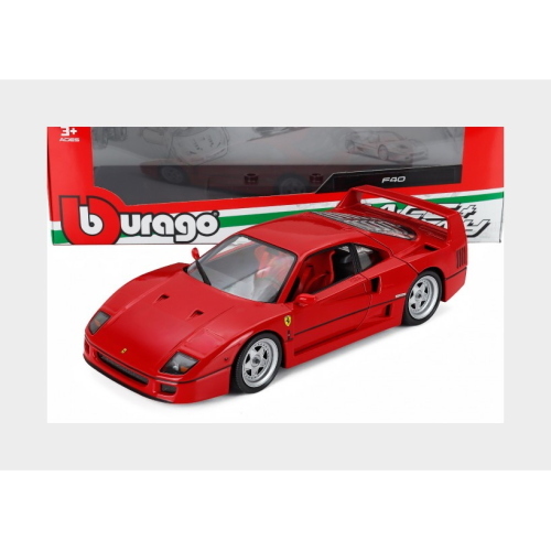 1:18 BURAGO Ferrari F40 1987 Red BU16023R