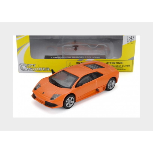 1:43 NEWRAY Lamborghini Murcielago 2001 Orange Met NY19567i-19573-OR