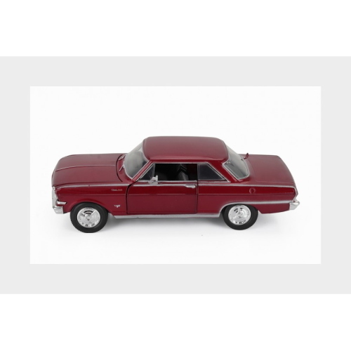 1:24 NEWRAY Chevrolet Chevy Nova Ss 1964 Red Met NY71893i-NOVA-RM
