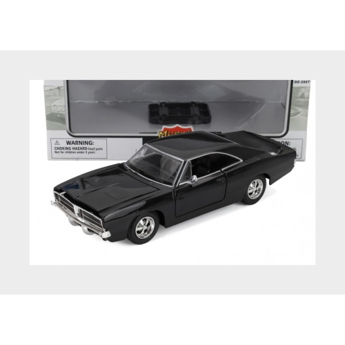 1:24 NEWRAY Dodge Charger R/T Coupe 1969 Black NY71893i-RT-BK
