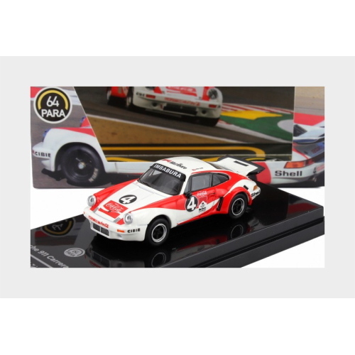 1:64 PARAGON Porsche 911 Carrera Rsr 3.0 #4 Equador 1976 Fernando Madera Red White PA-55800