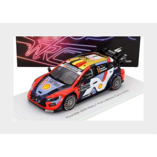 1:43 SPARK Hyundai I20 #Rally1 Team Shell Mobis Wrt #1 6Th Rally Montecarlo 2025 Thierry Neuville Martijn Wydaeghe S6909