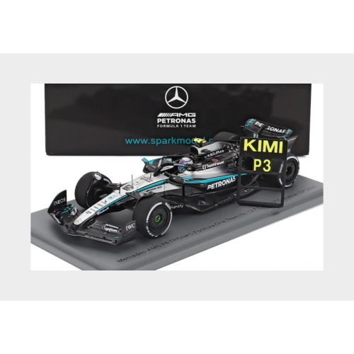 1:43 SPARK Mercedes Gp F1 W16 Team Amg Petronas Motorsport #12 3Rd Canada Gp With Pit Board 2025 Andrea Kimi Antonelli S9617