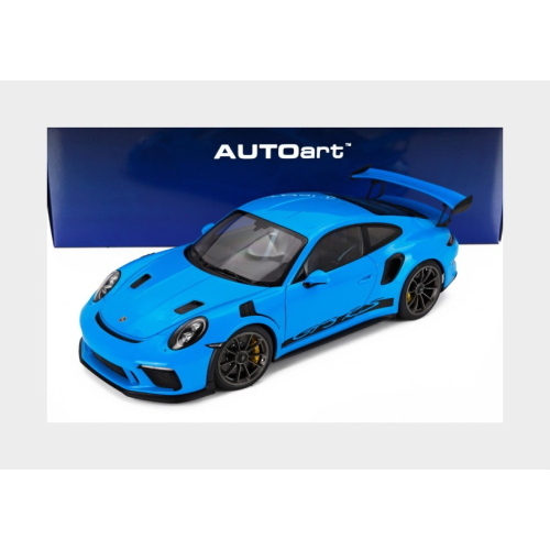 1:18 AUTOART Porsche 911 991-2 Gt3 Rs Coupe 2017 Riviera Blue AA78182