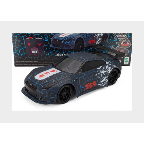 1:16 JADA Nissan Gt-R R35 2009 Godzilla Livery Black Red 253256006