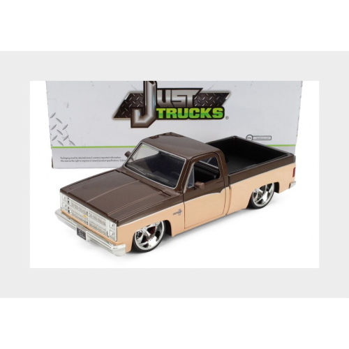 1:24 JADA Chevrolet C-10 Custom Pick-Up 1985 Brown JADA34310
