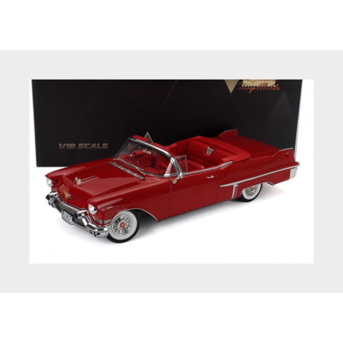 1:18 STAMP-MODELS Cadillac Series 62 Cabriolet Open 1957 Red STM1957301