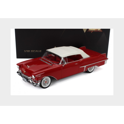 1:18 STAMP-MODELS Cadillac Series 62 Cabriolet Closed 1957 Red White STM1957302