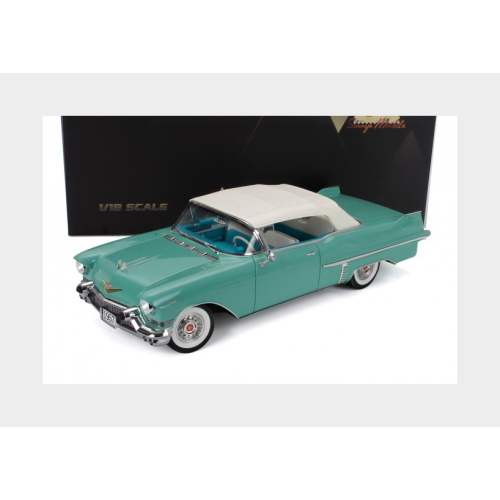 1:18 STAMP-MODELS Cadillac Series 62 Cabriolet Closed 1957 Light Green White STM1957304