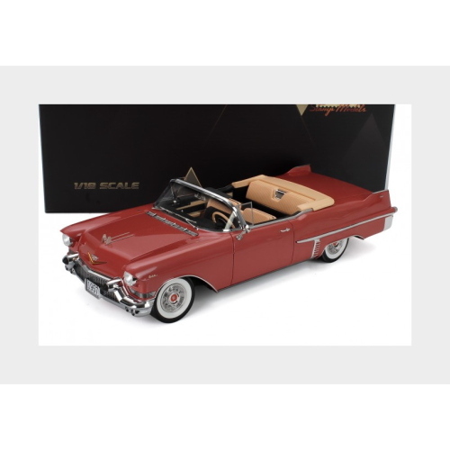 1:18 STAMP-MODELS Cadillac Series 62 Cabriolet Open 1957 Dusty Rose Met STM1957305
