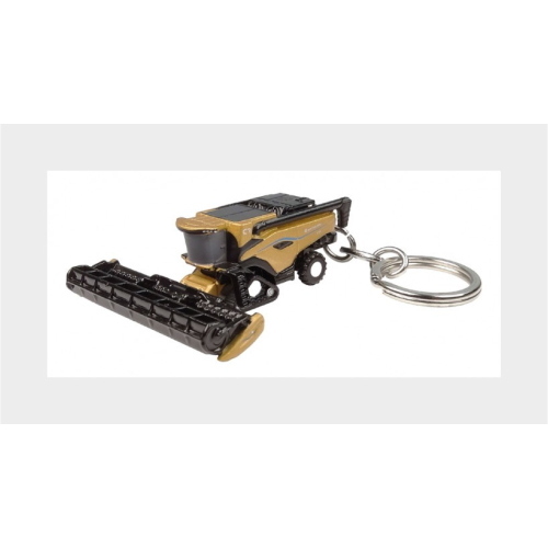 1:87 UNIVERSAL HOBBIES New Holland Portachiavi Keyring Combine Cr11 Mietitrebbia Gommata 2020 Gold Black UH5899