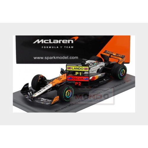 1:43 SPARK Mclaren F1 Mcl39 Team Mclaren #81 2Nd Silverstone British Gp With Pit Board 2025 Oscar Piastri S9597