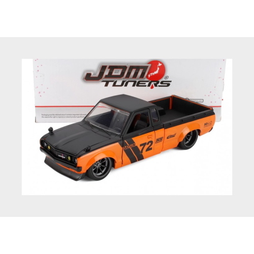 1:24 JADA Datsun 620 Pick-Up #72 Racing 1972 Orange Black JADA34301