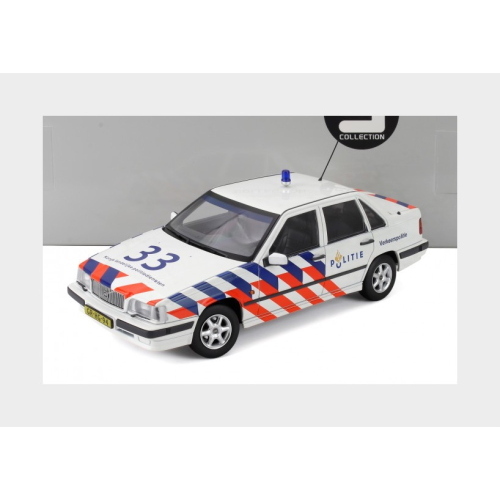 1:18 TRIPLE9 Volvo 850 Politie 1993 White Blue Red T9-1800526