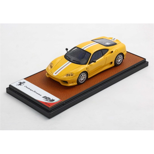 1:43 BBR Ferrari 360 Challenge Stradale Giallo Modena Con Bandiera Italiana BBR273B
