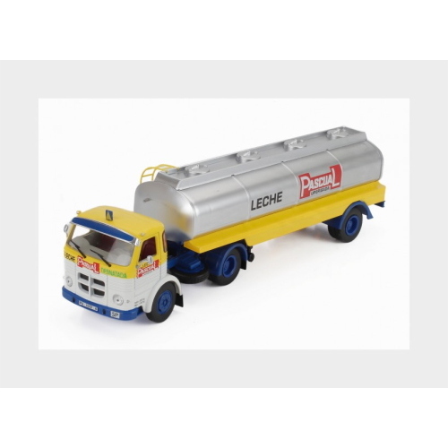 1:43 EDICOLA Pegaso Comet 2030 Tanker Truck Leche Pascual Uperisada 1966 Yellow White Silver CAMARTCOLL006