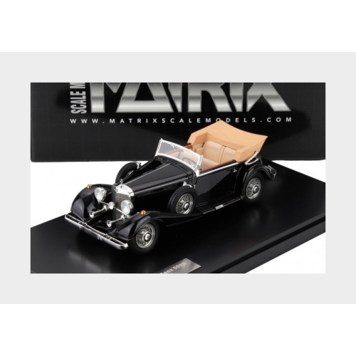 1:43 MATRIX Mercedes Benz 500K Cabriolet C (W29) Open 1934 Black MX41302-311
