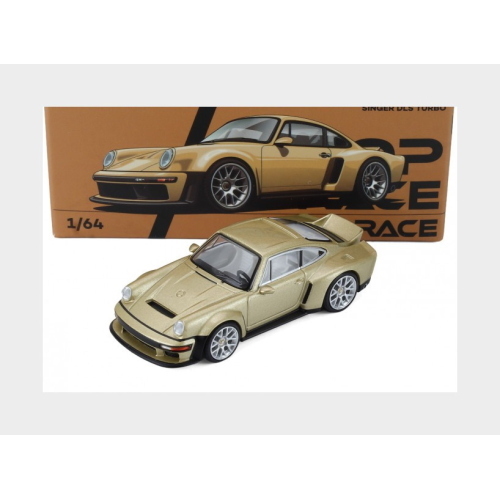 1:64 POP-RACE-LIMITED Porsche (Base 911) Singer Dls Turbo 1991 Gold PR640132