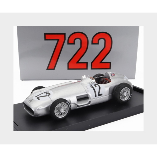 1:43 BRUMM Mercedes Benz F1 W196 #12 Winner British Gp 1955 Stirling Moss R072C