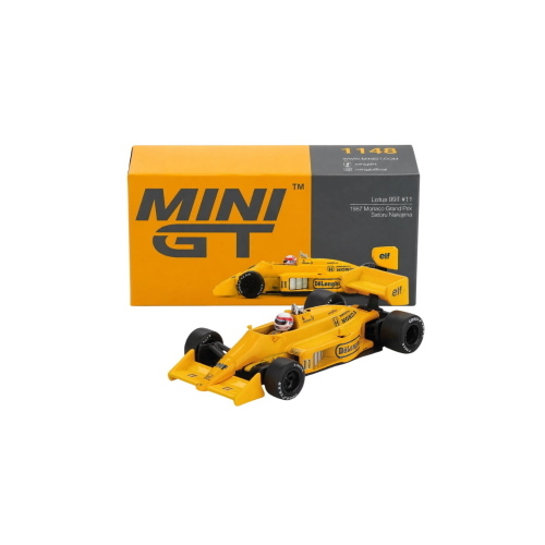 1:64 MINI GT Lotus 99T #11 Satoru Nakajima Monaco Grand Prix 1987 MGT01148-L