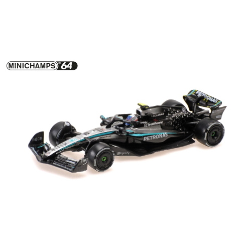 1:64 MINICHAMPS Mercedes Gp F1 W16 Team Amg Petronas Motorsport #12 3Rd Canada Gp 2025 Andrea Kimi Antonelli Black Silver Green 640251012