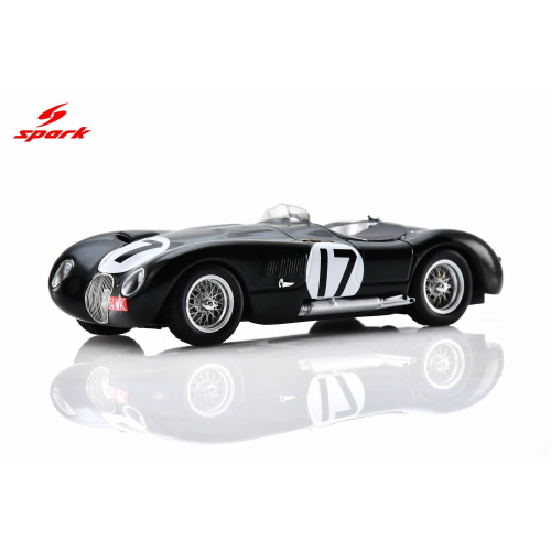 1:43 SPARK Jaguar C-Type 3.4L S6 Team Jaguar Cars Ltd #17 2Nd 24H Le Mans 1953 Stirling Moss Peter Walker British Racing Green S2944