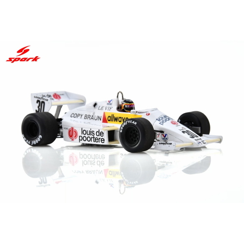 1:43 SPARK Arrows F1 A6 #30 Holland Gp 1983 Thierry Boutsen White S5795