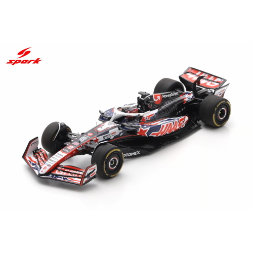 1:43 SPARK Haas F1 Vf-25 Team Moneygram Haas #31 Usa Gp 2025 Esteban Ocon White Black Red S9646