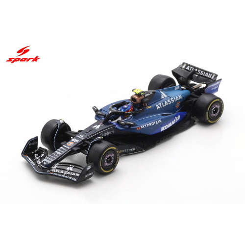 1:64 SPARK Williams F1 Fw47 Team Williams Atlassian Racing #55 China Gp 2025 Carlos Sainz Blue Black Y431