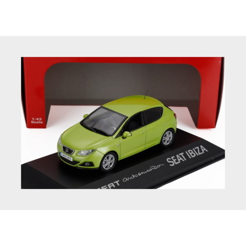 1:43 EDICOLA Seat New Ibiza 5-Door 2008 Amarilla Green Met SEATCOLL006