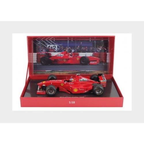1:18 WERK83 Ferrari F1 F300 #3 Pole Position And Winner Monza Canada Gp Dirty Version 1998 Michael Schumacher Red White W18033008-CB